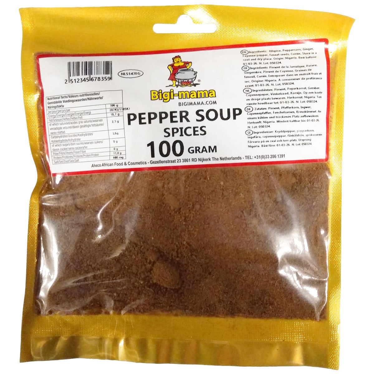 Pepper soup 100gm